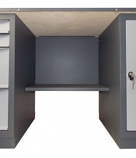 Верстак слесарный УХЛ ПРОФИ 41 8М2М2Б | Зображення 1