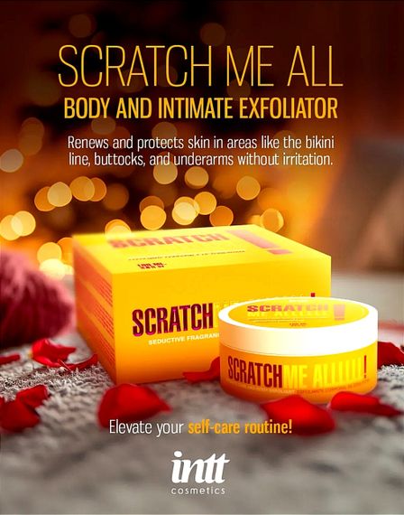 Скраб для тіла Intt SCRATCH ME ALLLL! гель з мікросферами, 100 мл Sex Aura | Зображення 1