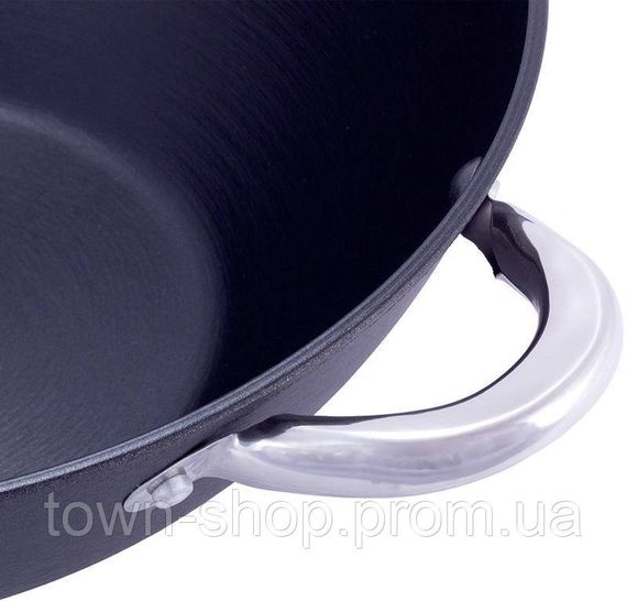 Казан чугунный "Wok" 3.6л, с антипригарным покрытием и аромо-крышкой KM-4806MR | Зображення 5