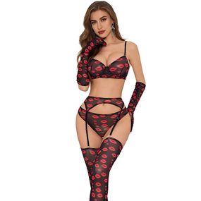 Еротичний комплект Babydoll XL Чорний W730/95