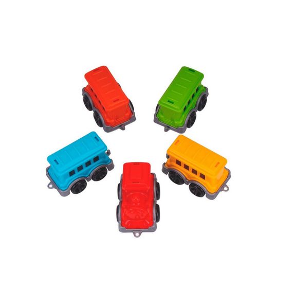 Дитячий ігровий набір "Поїзд Міні" 9116TXK 1 поїзд, 4 вагончики | Зображення 3