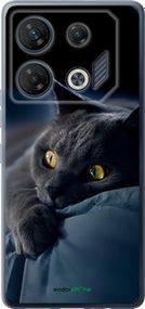 Чохол на Infinix GT 10 pro Димчастий кіт "825u-3172-2448"
