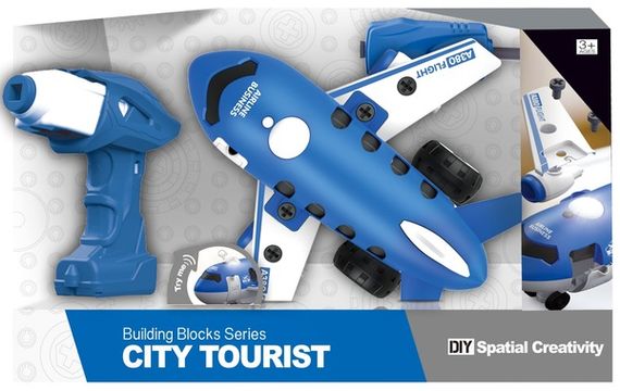 Літак з електродвигуном Diy Spatial Creativity LM8074-DZ-1