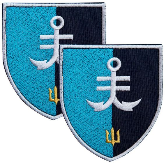 Шеврон IDEIA 88109 Україна 8,6*10  Габардин Чорний