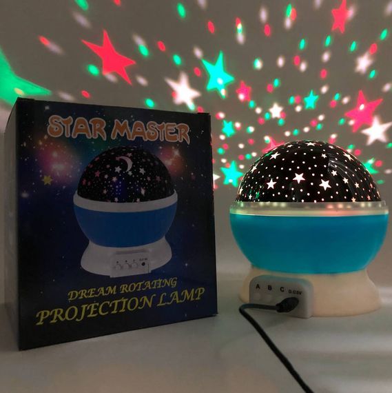 Проектор звездного неба Star Master Big Dream, ночник проектор звездное небо. Цвет: синий | Зображення 8