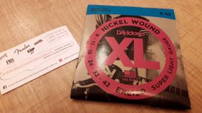 Струни D'Addario струни для електрогітари електрогітарі Daddario Nickel Wound 9-42