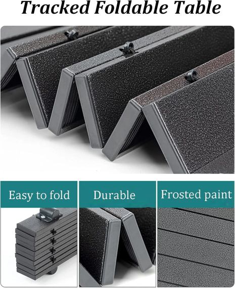 Стіл + 2 стільці STD-02 стіл складаний прямокутний коричневий, (Д530 * Ш550 * В500мм), стільці метал + тканина (40 * 40 * 35), сумка | Зображення 2