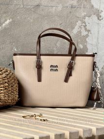 Женская сумка Miu Miu brown mini 4 ПП7552