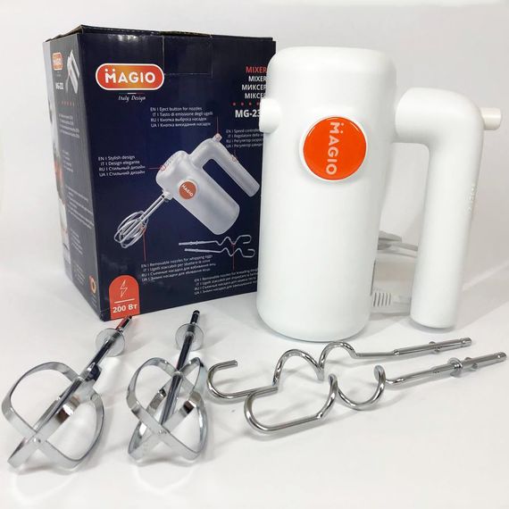 Міксер ручний MAGIO MG-232, Потужний міксер, Міксер блендер ручний, Побутові міксери, Хороший міксер | Зображення 7