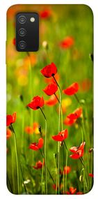 Чохол IBANAN Макове поле для Samsung Galaxy A03s