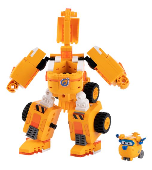 Конструктор-трансформер Super Wings Small Blocks 2-in-1 Buildable Transforming Vehicle Donnie, Донни (EU385007) | Зображення 1
