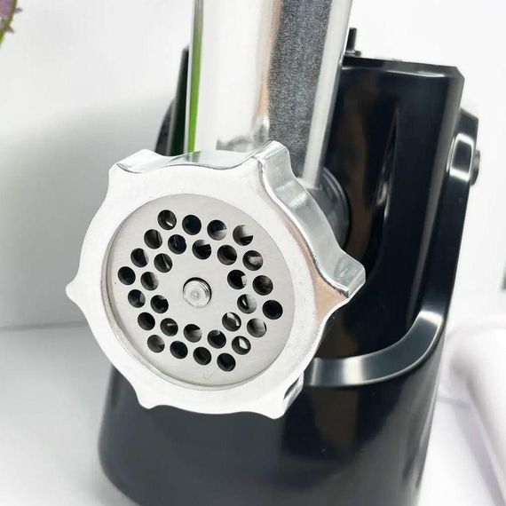 Електрична м'ясорубка з насадкою для ковбас, 2600Вт, Rainberg RB-677 / Шнекова електром'ясорубка | Зображення 6