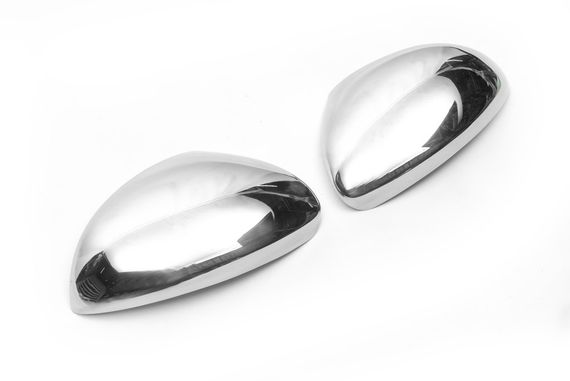 Накладки на зеркала (2 шт, нерж) Carmos - Турецкая сталь для Volkswagen Sharan 2010-2024 гг | Зображення 5