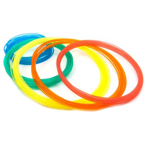 Пластик к 3D ручке. Эко 3D-пластик PLA. Набор из 20 цветов. (200 метров) DT-19 | Зображення 4