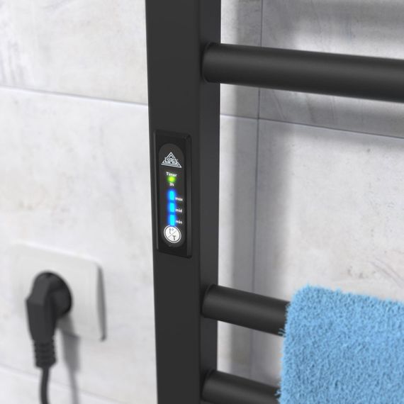 Електрична рушникосушарка Laris Зебра Альфа ЧФЧ12 350 х 900 Е (підкл. зліва) R3 | Зображення 4