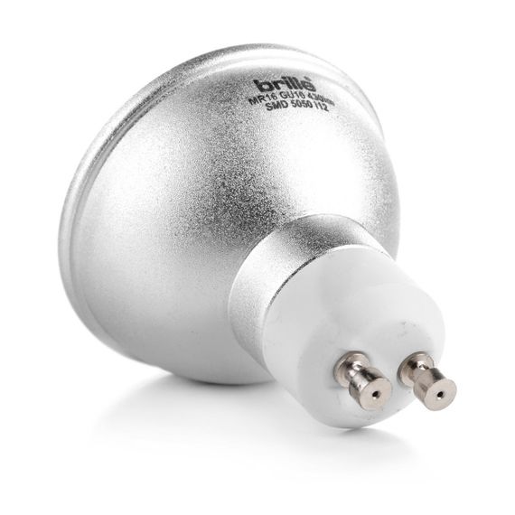 Лампа светодиодная LED 3.8W GU10 WW MR16 220V | Зображення 4