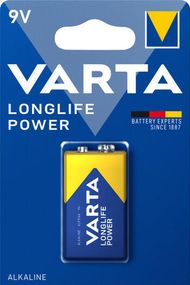Батарейка VARTA LONGLIFE POWER 6LR61 BLI 1 ШТ