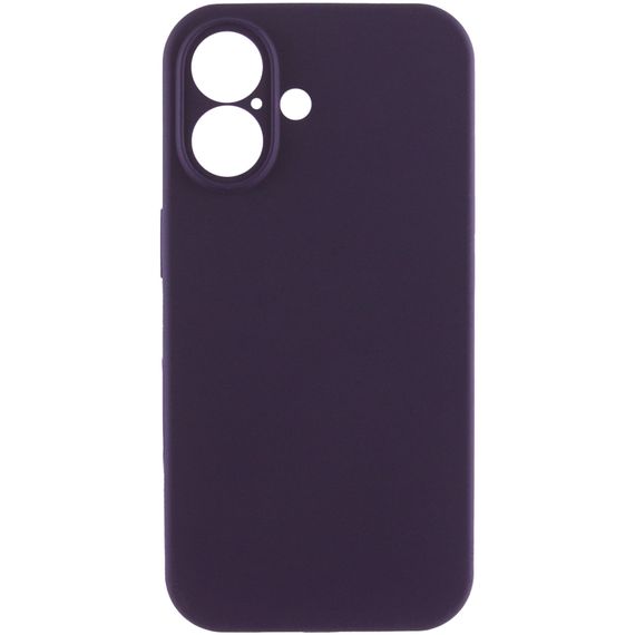 Чохол Silk Full Camera Protective (AA) NO LOGO для Apple iPhone 16 (6.1") Фіолетовий / Elderberry | Зображення 1