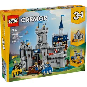 Конструктор LEGO Creator Середньовічний замок із лицарем на коні (31168)