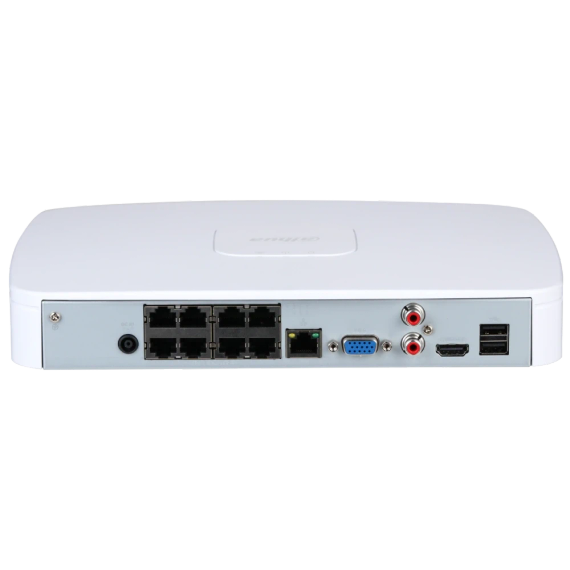 DHI-NVR2108-8P-I2 8-канальний 1U PoE WizSense Відеореєстратор Dahua | Зображення 1