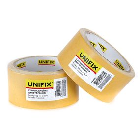Лента клейкая двухсторонняя на тканевой основе 50мм*10м UNIFIX