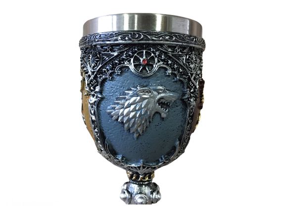 Келих для Вина Гуртка Чашка Череп Гра Престолів Game Of Thrones Winter is Coming Кубок Готика Подарунок | Зображення 6