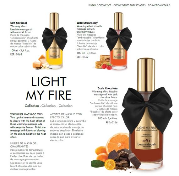 Зігріваюча масажна олія Bijoux LIGHT MY FIRE карамель та морська сіль | Зображення 4