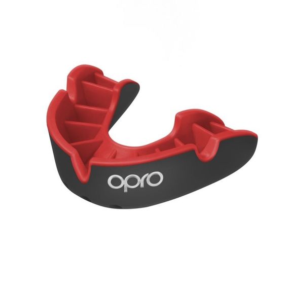 Капа OPRO Silver доросла (вік 11+) Black/Red (art.102502001) | Зображення 1