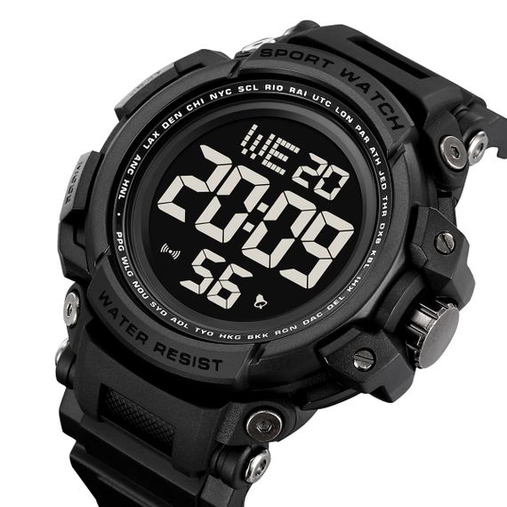 Спортивний чоловічий годинник Skmei 2422BK Black | Зображення 2