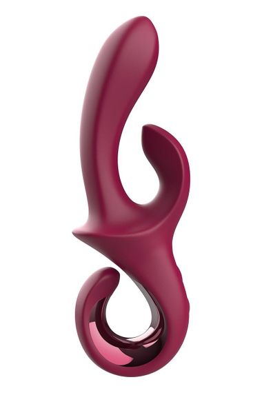 Вибратор-кролик Dreamtoys Glam Duo Vibrator с ручкой крючком, 22.7 х 4.2 см sexstyle | Зображення 1