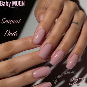 Гель-лак BABY MOON Sensual Nude №07 рожевий праліне, 6 мл