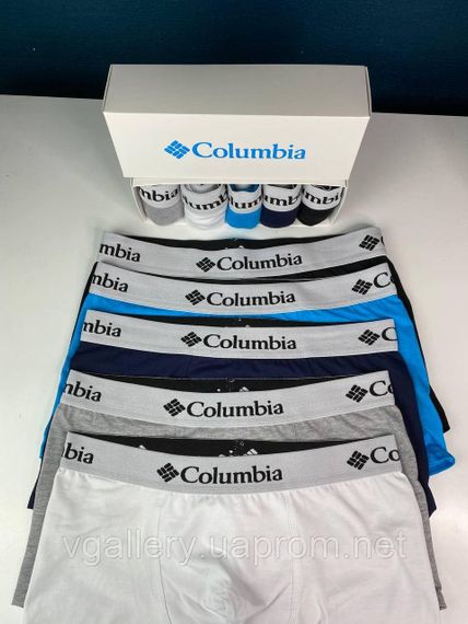 Подарунковий набір чоловічих трусів COLUMBIA в коробці - ціна поштучно  - розмір XXL | Зображення 3