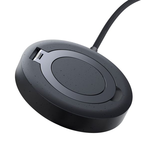 БЗП Baseus Simple Mini4 Magnetic Wireless Charging Stand 15W (P10273300121-02) Cosmic Black | Зображення 4