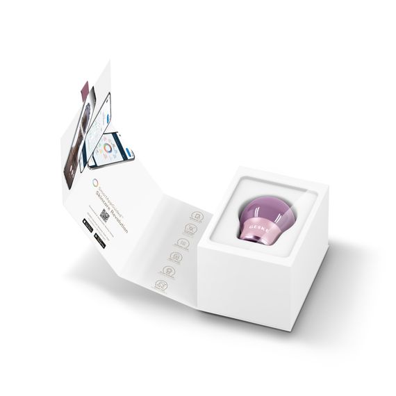 Массажер для лица и тела GESKE Cool&Warm Face and Body Massager 7в1 starlight, Розовый | Зображення 8