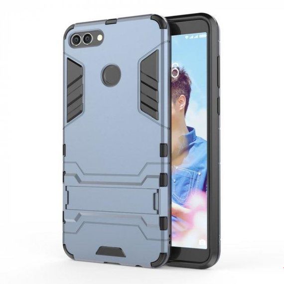Удароміцний чохол-підставка Transformer для Huawei Y9 (2018) сірий