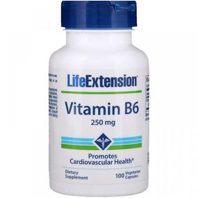 Пірідоксин Life Extension Vitamin B6 250 mg 100 Veg Caps