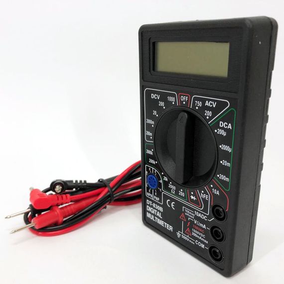 Цифровой мультиметр Digital DT-830B, Качественный мультиметр, RQ-123 Электронный мультиметр | Зображення 5