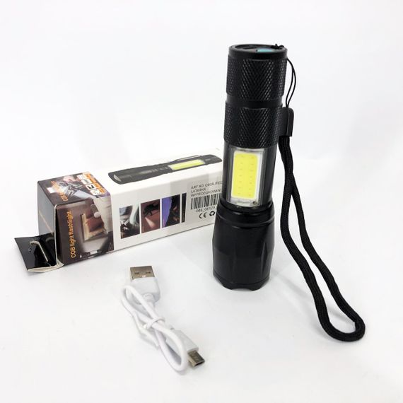 Потужний тактичний ліхтар світлодіодний, Ліхтар для дому з зарядкою від розетки Надпотужний лід XD-45 | Зображення 2