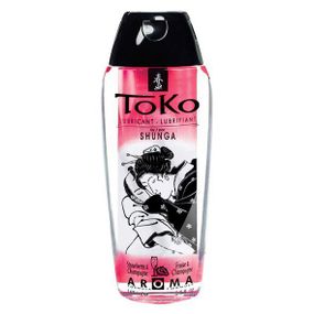 Лубрикант на водній основі Shunga Toko AROMA – Sparkling Strawberry Wine (165 мл), не містить цукру sexstyle