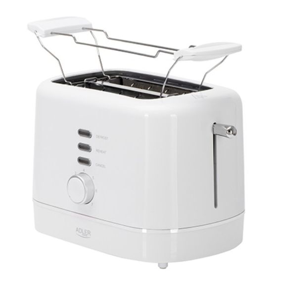 Тостер Adler AD 3224 white 850 Вт білий