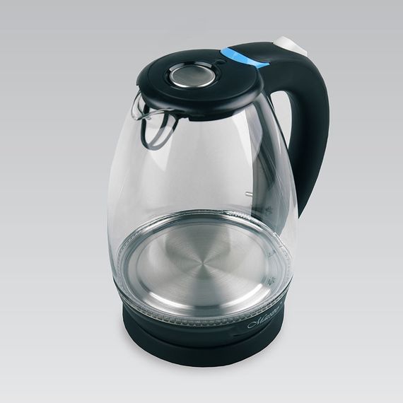 Електрочайник скляний Maestro MR-057, 1.7 л, 2200 Вт, з підсвіткою