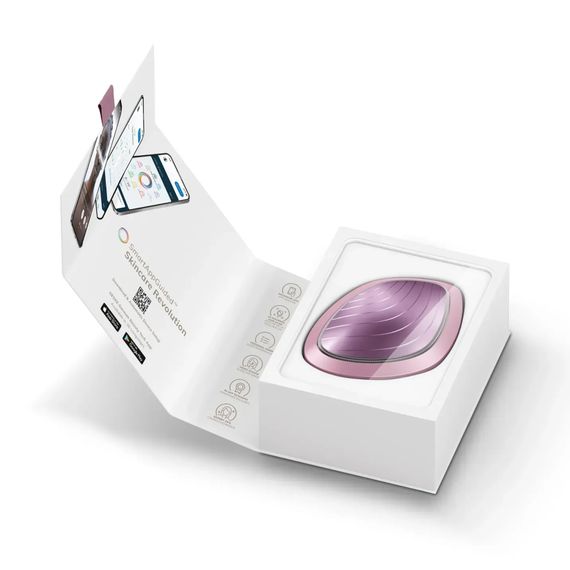 Ультразвуковая маска тепло и холод GESKE Sonic Warm&Cool Mask 9в1 white, Розовый | Зображення 8