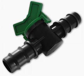 Мінікран лінійний Bradas штуцер для трубки 16 мм/20 мм 25 шт