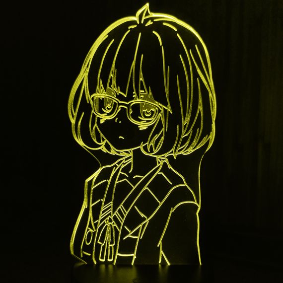 Акриловый светильник-ночник Мирай Курияма желтый tty-n001650