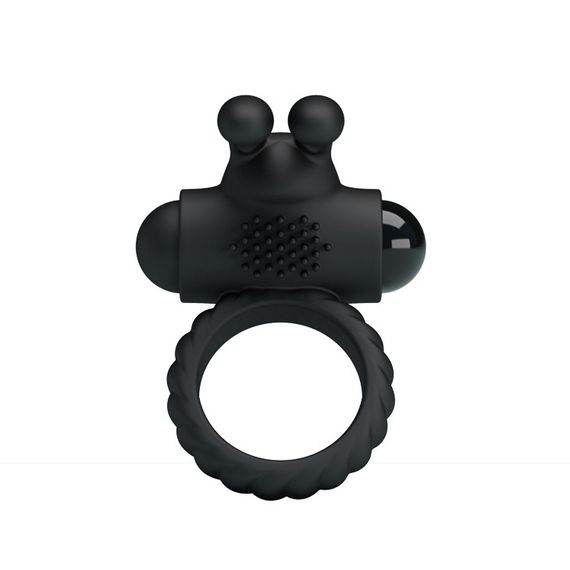 Ерекційне кільце - Pretty Love Eudora Penis Ring Black Sex Aura | Зображення 8
