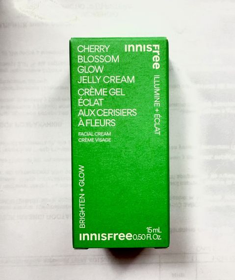 Легкий крем для лица innisfree Cherry Blossom Glow Jelly Cream, 15 ml | Зображення 3