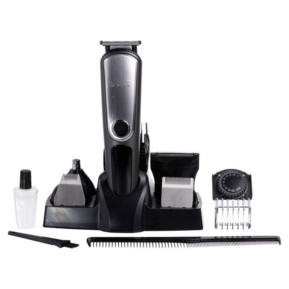 Набор для стрижки волос 5 в 1 машинка, триммер и бритва VVGR V-105 | Зображення 2