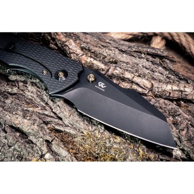 Нож Weknife High-Fin XL, Darkwash, чорний титан (WE24010-1) | Зображення 9