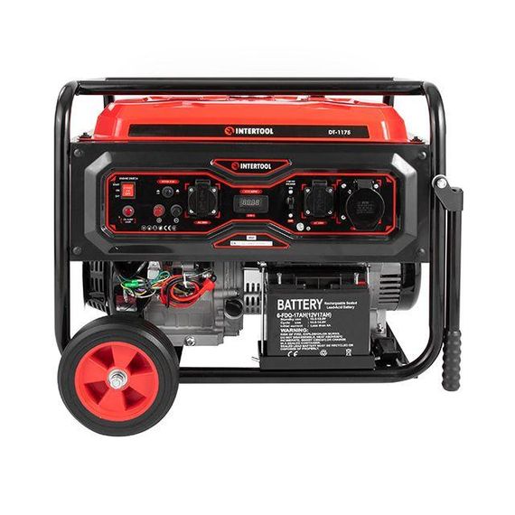Генератор бензиновий 7/7,5 кВт, електро+ручний старт, STORM INTERTOOL DT-1175 | Зображення 1