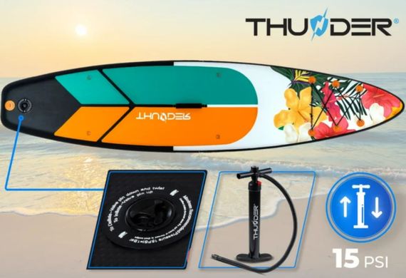 Надувна дошка SUP THUNDER NOX 320 см з веслом | Зображення 2